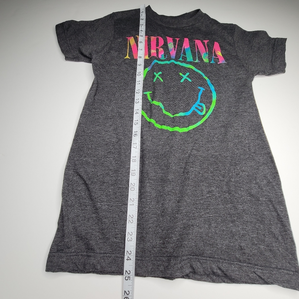 New Without Tags Nirvana Vintage Retro Smiley Fac… - image 3